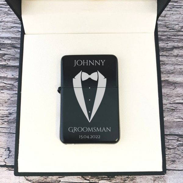 Personalised Groomsman Lighter